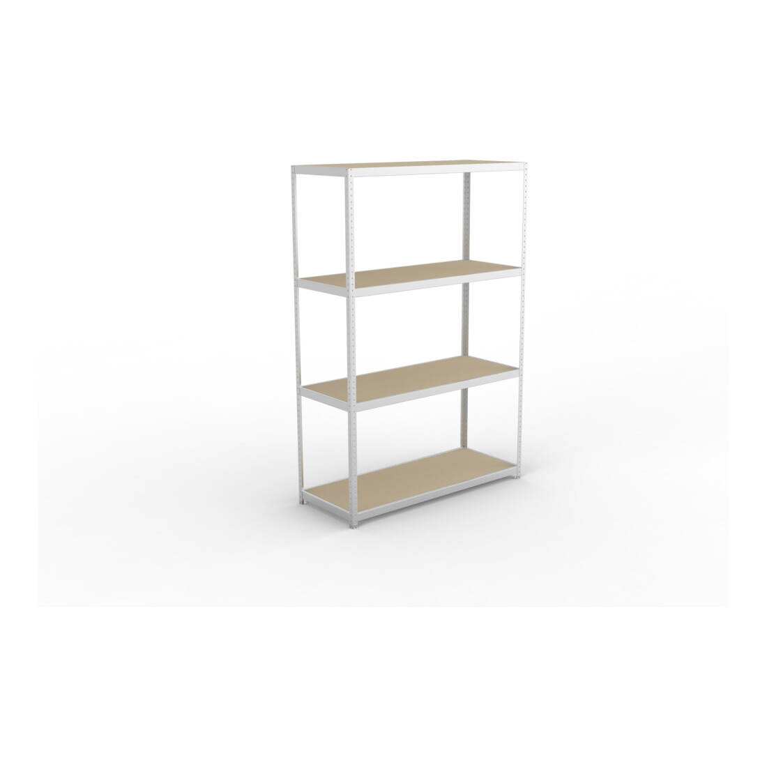 Meta Weitspannregal Speed Rack 2970 x 2000 x 800 mm verzinkt + 4 Fachebenen + Spanplatten