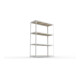 Meta Weitspannregal Speed Rack 2970 x 2000 x 800 mm verzinkt + 4 Fachebenen + Spanplatten