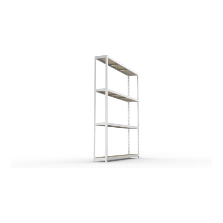 Meta Weitspannregal Speed Rack 2970 x 2500 x 400 mm verzinkt + 4 Fachebenen + Spanplatten