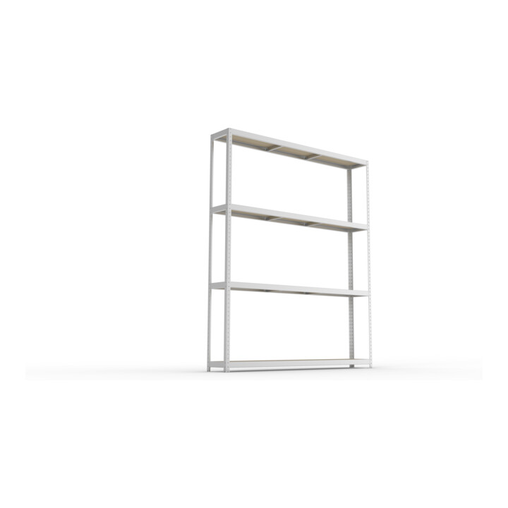 Meta Weitspannregal Speed Rack 2970 x 2500 x 400 mm verzinkt + 4 Fachebenen + Spanplatten