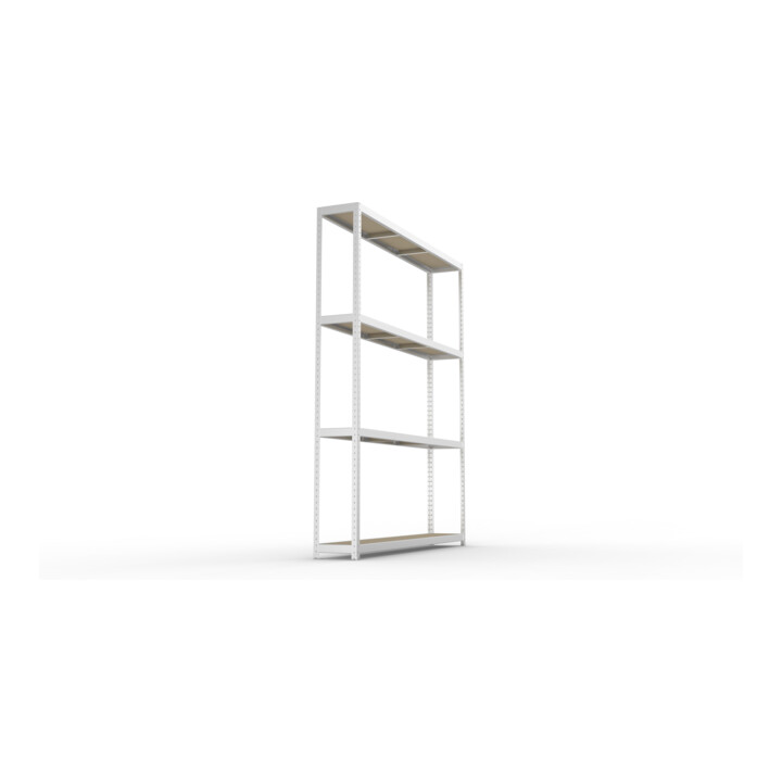 Meta Weitspannregal Speed Rack 2970 x 2500 x 400 mm verzinkt + 4 Fachebenen + Spanplatten
