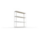 Meta Weitspannregal Speed Rack 2970 x 2500 x 600 mm verzinkt + 4 Fachebenen + Spanplatten