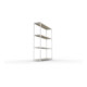 Meta Weitspannregal Speed Rack 2970 x 2500 x 600 mm verzinkt + 4 Fachebenen + Spanplatten