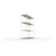 Meta Weitspannregal Speed Rack 2970 x 2500 x 800 mm verzinkt + 4 Fachebenen + Spanplatten