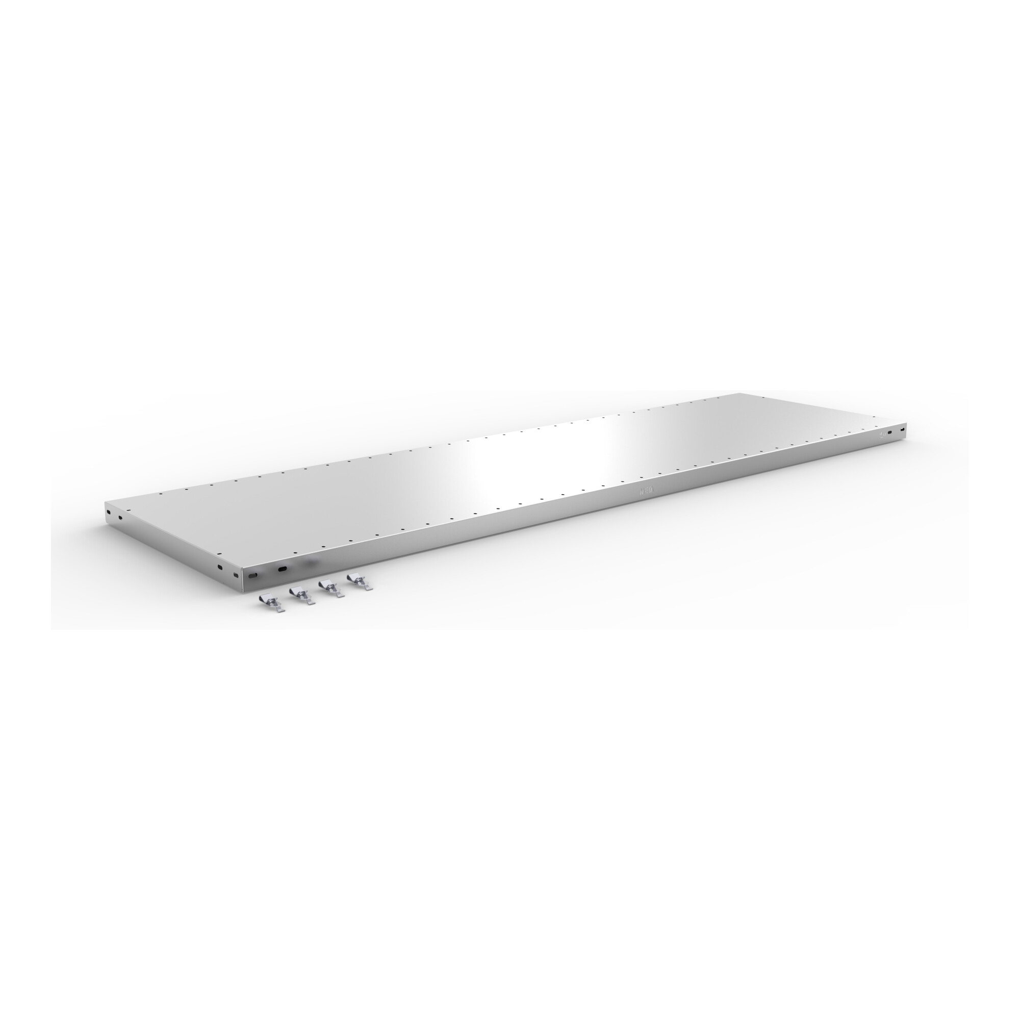 Meta Zusatzboden CLIP 200 1700 x 500 mm verzinkt + 4 Fachbodenträger