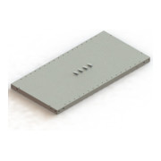 Meta Zusatzboden CLIP 230 verzinkt + 4 Fachbodenträger