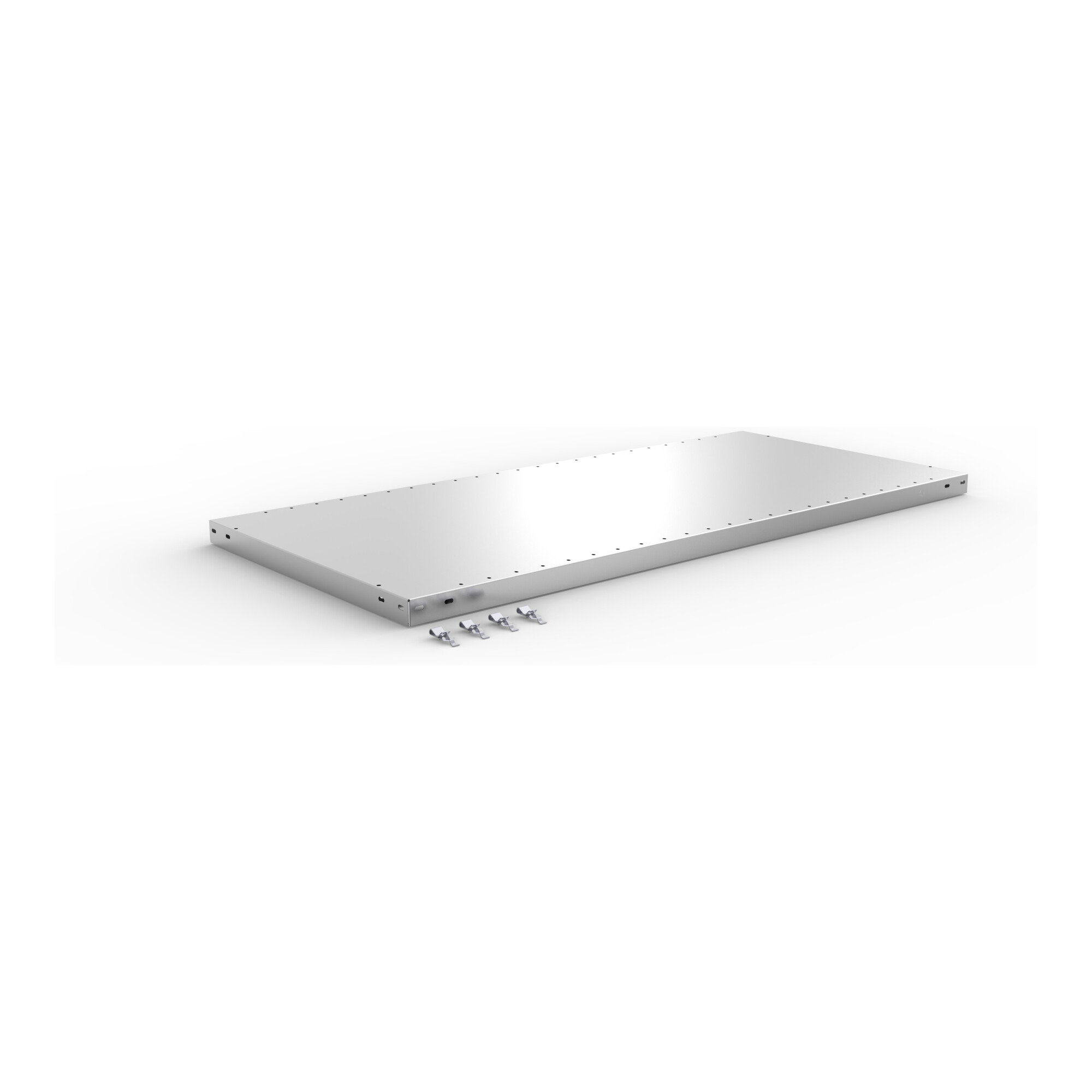 Meta Zusatzboden CLIP 230 1300 x 600 mm verzinkt + 4 Fachbodenträger