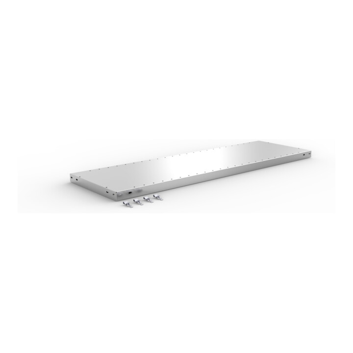 Set Fachboden-Anbauregal S3 CLIP + Fachbodenregal S3 CLIP + Zusatzboden CLIP 230 1300x400mm 230kg vzk