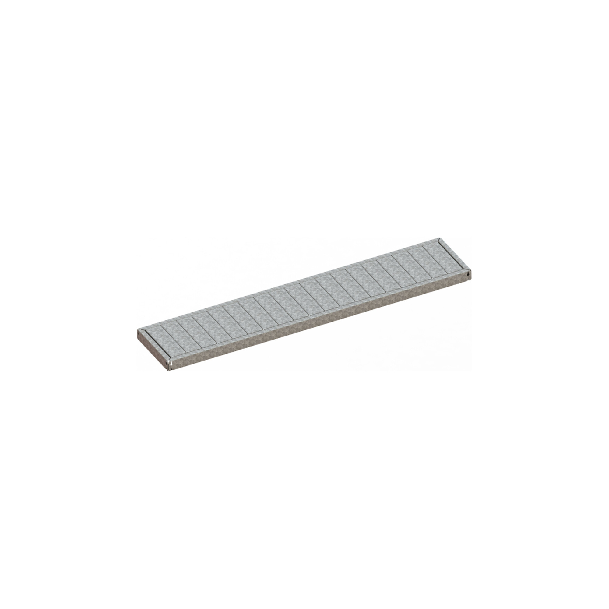 Meta Zusatzfachebene Speed Rack 2000 x 400 mm verzinkt + Stahlpaneelen