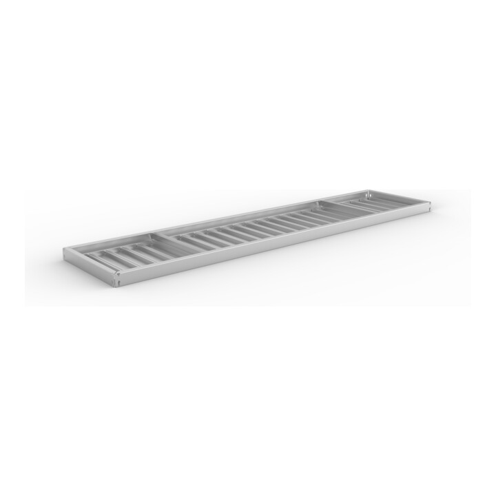 Meta Zusatzfachebene Speed Rack 2500 x 600 mm verzinkt + Stahlpaneelen
