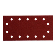 Metabo 10 Fogli abrasivi adesivi Professional, 115x230mm, legno e metallo, 14 fori, adesivo, per levigatrice