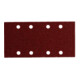 Metabo 10 zelfklevende schuurvellen, 93x185 mm, assortiment, serie "professional", voor hout+metaal/ hout +metaal, geperforeerd, voor schuurmachine