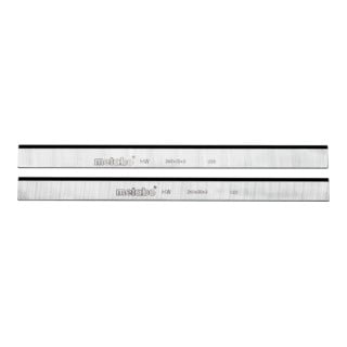 Metabo 2 Lame per pialla HM, 260x20x3mm, scanalature a 2 regolazioni, HC 260 C/M/K