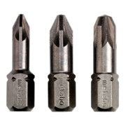 Metabo 3 Bit Pozidriv PZ 1/2/3 Torsion