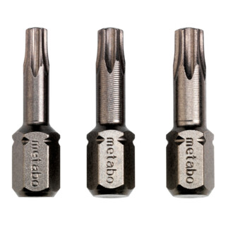 Metabo 3 bits voor TX-schroeven T15/ 20/ 25 Torsion