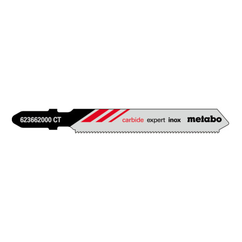 Metabo 3 Lame per seghetto alternativo "Expert inox" 57/1,1mm, HM