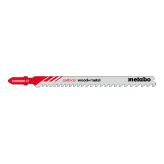 Metabo 3 Stichsägeblätter "carbide wood + metal" 108/3,5-5mm, HM