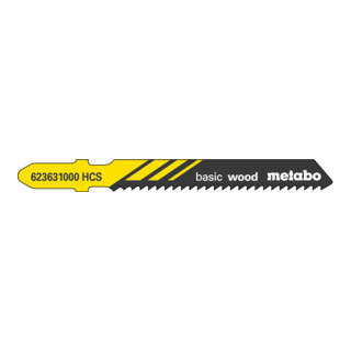 Metabo 5 decoupeerzaagbladen "basic wood" 51/ 2,0 mm, HCS