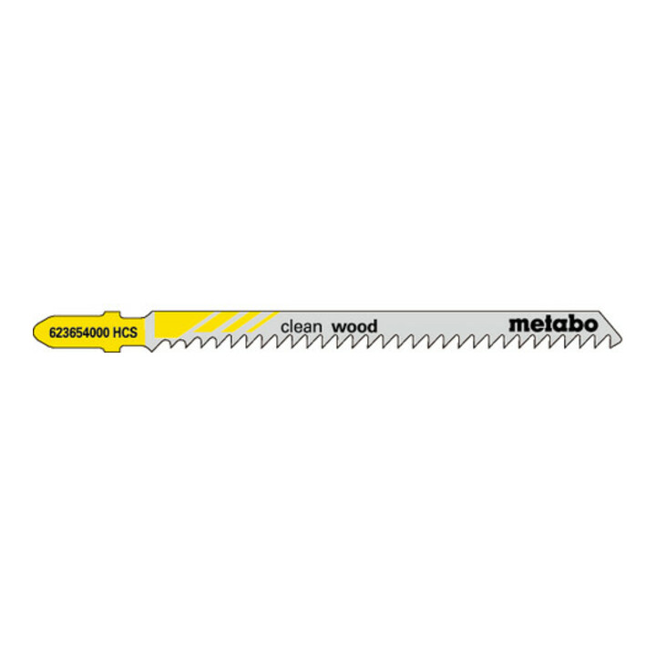 Metabo 5 decoupeerzaagbladen "clean wood" 91/ 3,0 mm, HCS