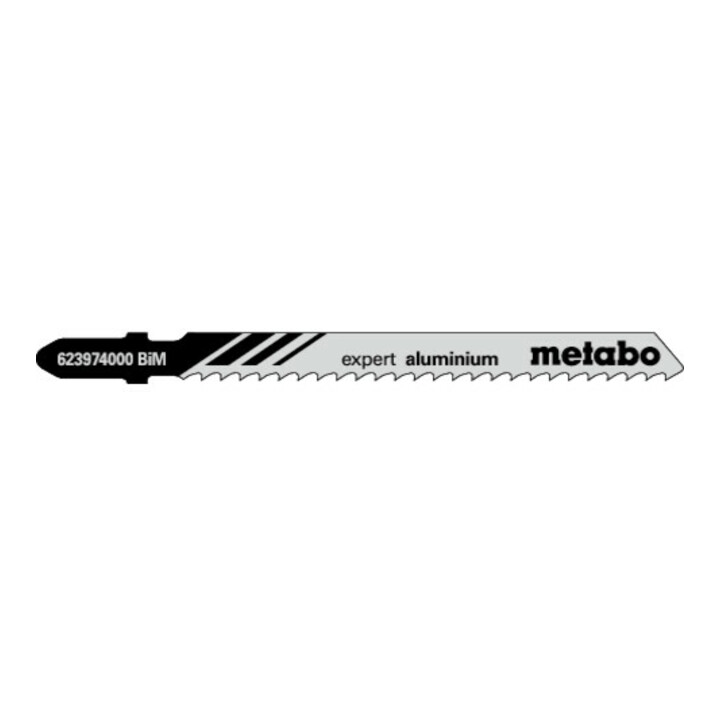 Metabo 5 decoupeerzaagbladen "expert aluminium" 75/ 3,0 mm, BiM