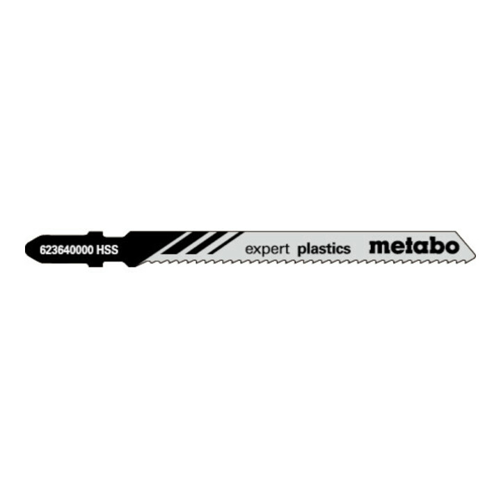 Metabo 5 decoupeerzaagbladen "expert plastics" 74/ 2,0 mm, HSS