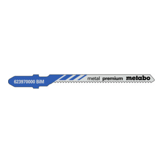 Metabo 5 decoupeerzaagbladen "metal premium" 57/ 1,5 mm, BiM