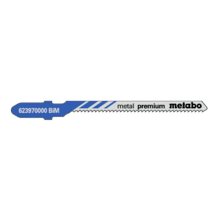 Metabo 5 decoupeerzaagbladen "metal premium" 57/ 1,5 mm, BiM
