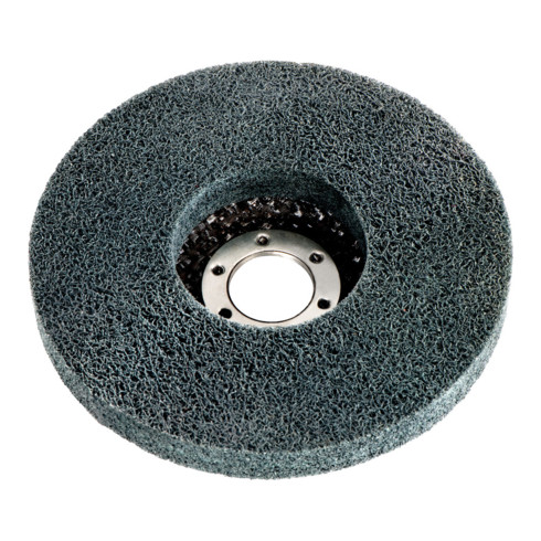 Metabo 5 Dischi abrasivi compatti in vello Unitized, 125x22,23mm, "VKS" su pellicola in tessuto di vetro