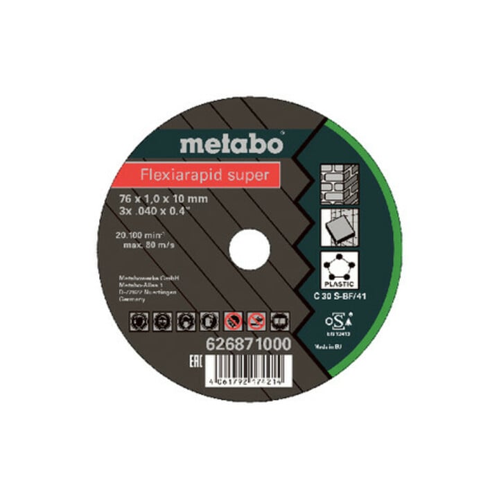 Metabo 5 Flexiarapid Super 76x1,0x10,0 mm Universal