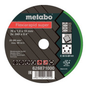 Metabo 5 Flexiarapid Super 76x1.0x10.0 mm Universeel