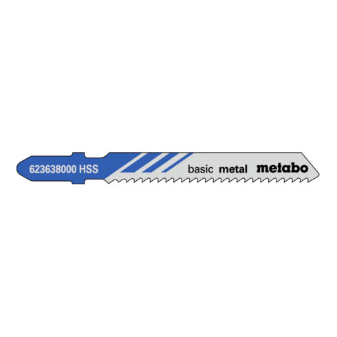 Metabo Lame per seghetto alternativo Classic, per metallo, HSS