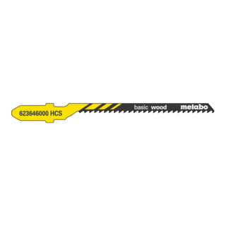 Metabo 5 Lame per seghetto alternativo Classic, per legno 51/2,0mm HCS
