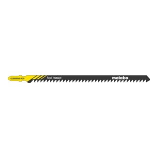 Metabo 5 Lame per seghetto alternativo "Fast wood" 155/4,0mm, HCS