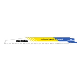 Metabo 5 lames de scie alternative série pionnière 200x 1,25 mm BiM progressive