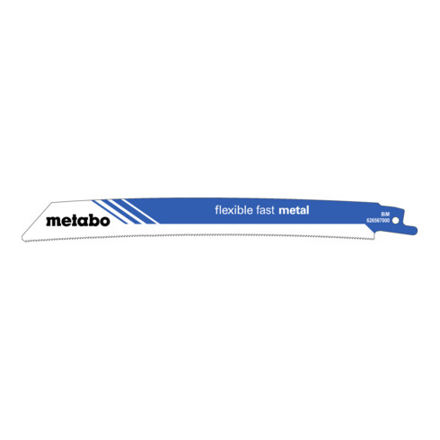 Metabo 5 Säbelsägeblätter "flexible fast metal" 225 x 1,1 mm, BiM, 1,4mm/18TPI