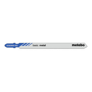 Metabo 5 Stichsägeblätter "basic Metal" 106/ 1, 2 Mm, Hss