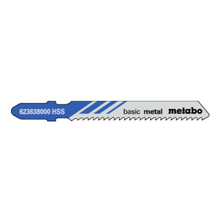 Metabo Stichsägeblätter Metall Serie classic HSS