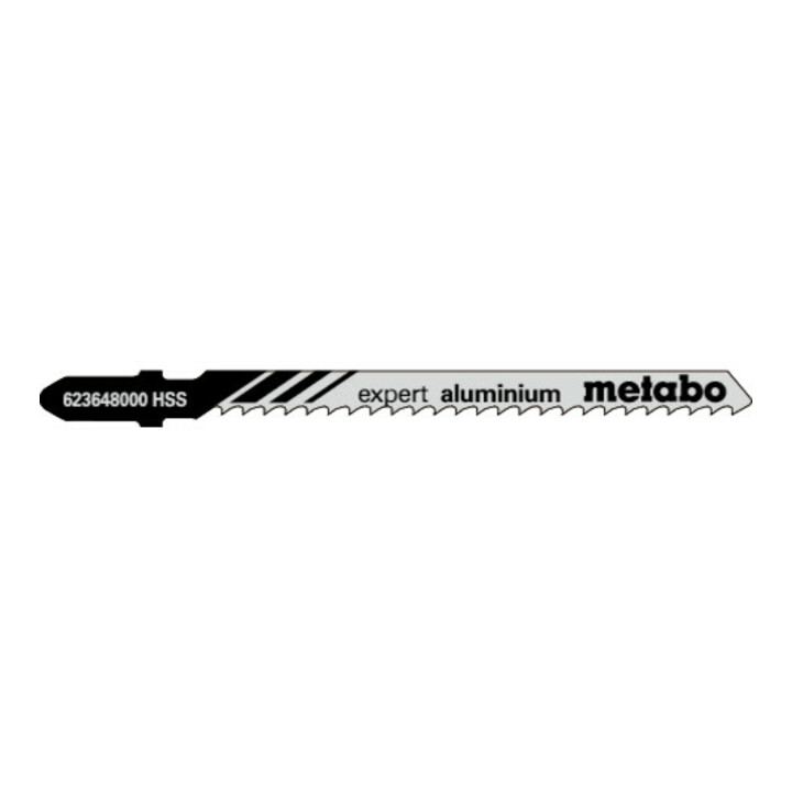 Metabo 5 Stichsägeblätter "expert aluminium" 74/ 3,0 mm, HSS