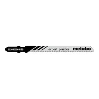 Metabo 5 Stichsägeblätter "expert plastics" 74/ 2,0 mm, HSS
