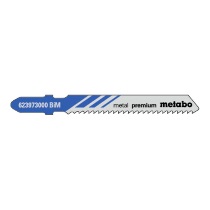 Metabo 5 Stichsägeblätter "metal premium" 51/ 2,0 mm, BiM