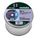 Metabo 50 Dischi da taglio Flexiarapid super 105x1,0x16,0 Inox, TF 41-1