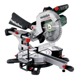 Metabo Accu-afkortzaag KGS 18 LTX BL 254 (614254650) met trekfunctie; ; 18V 2x5.2Ah Li-Power + ASC 55