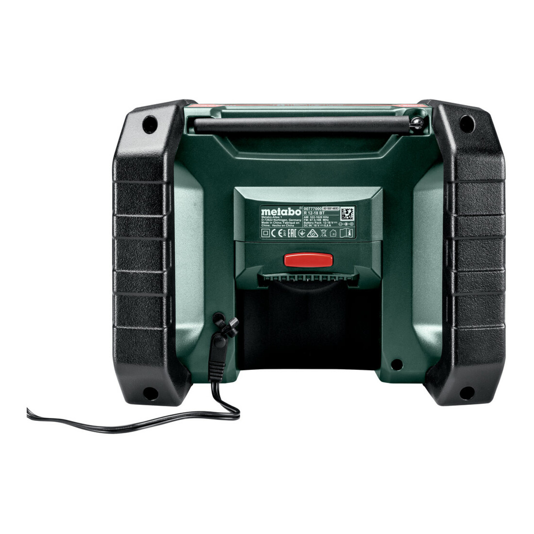 Metabo Accu Bouwradio R 12-18 BT Karton