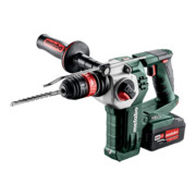 Metabo accu combihamer KHA 18 LTX BL 24 Quick met Metabo Quick boorhouder; plastic koffer; 18V 2x4Ah Li-Ion + ASC 55-1