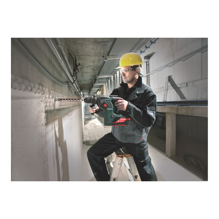 Metabo accu combihamer KHA 36 LTX met Metabo snelwisselboorhouder; plastic koffer; 36V 2x5,2Ah Li-Ion + ASC Ultra