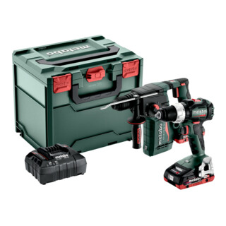 Metabo Accu Combo-set 2.3.6 18 V (685218800) BS 18 LT BL + KH 18 LTX BL 24; metaBOX 340