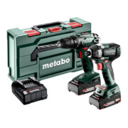 Metabo Accu-Combo-set 2.4.8 18 V (685193000) BS 18 + SSD 18 LT 200 BL; metaBOX 145 L