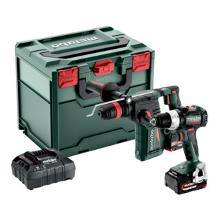 Metabo Accu Combo-set 2.4.8 18 V (685219650) BS 18 LT BL + KH 18 LTX BL 24 Q; metaBOX 340