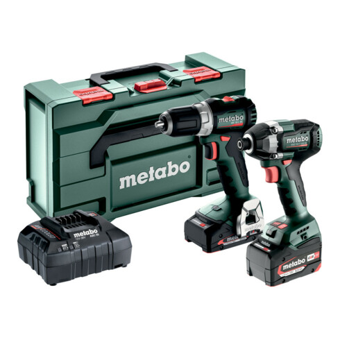 Metabo Accu-Combo-set 2.8.3 18 V (685195000) BS 18 L BL + SSD 18 LT 200 BL; metaBOX 145 L