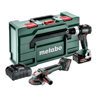 Metabo Accu-combo-set 2.9.4 18 V (685208650) BS 18 LT BL + WB 18 LT BL 11-125 Quick; metaBOX 165 L